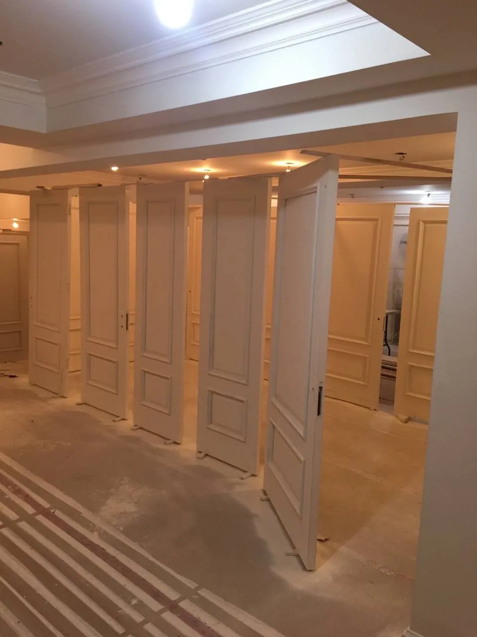 Latex paint application